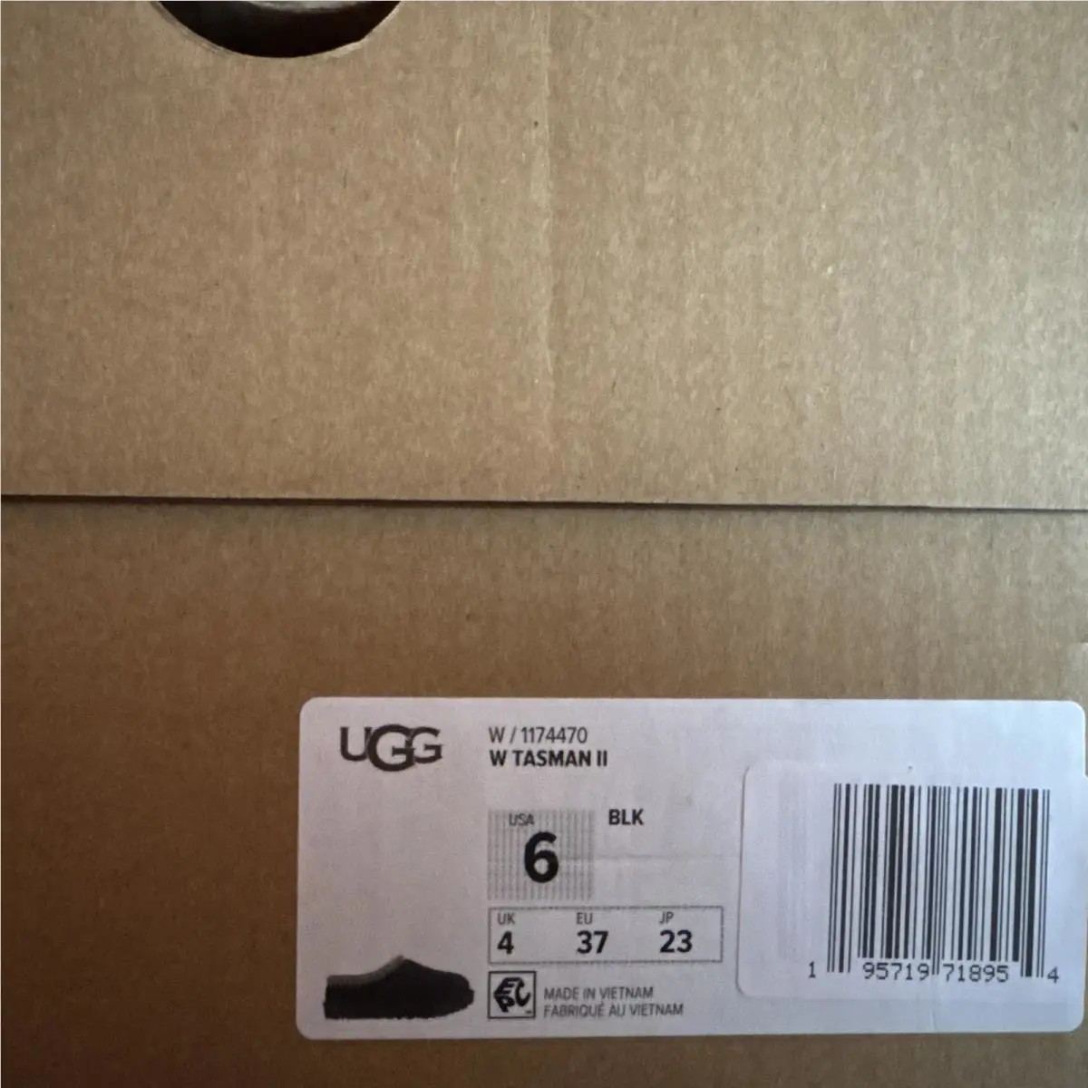 UGG shoes - Tasman - Tasman - Black (UPC: 0195719718954) 7