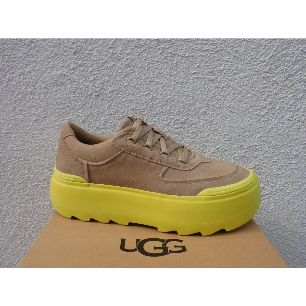 UGG shoes - UGG Marin Lace Platform Sneaker - Sand/ Pearfect (UPC: 196565715876) 1