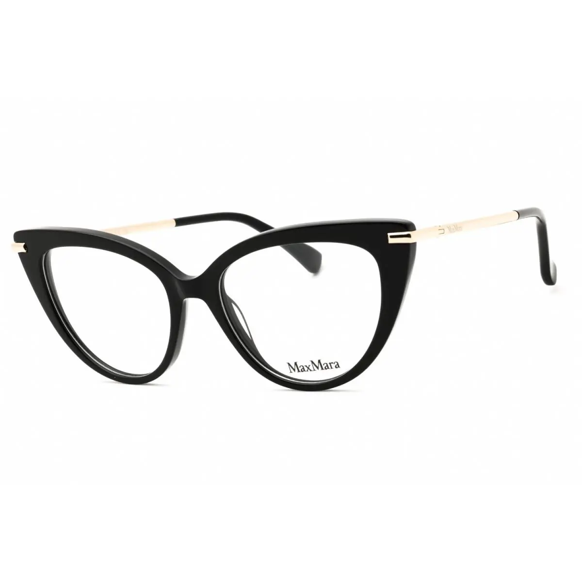 Max Mara MM5145 001 Eyeglasses Shiny Black Frame 52mm