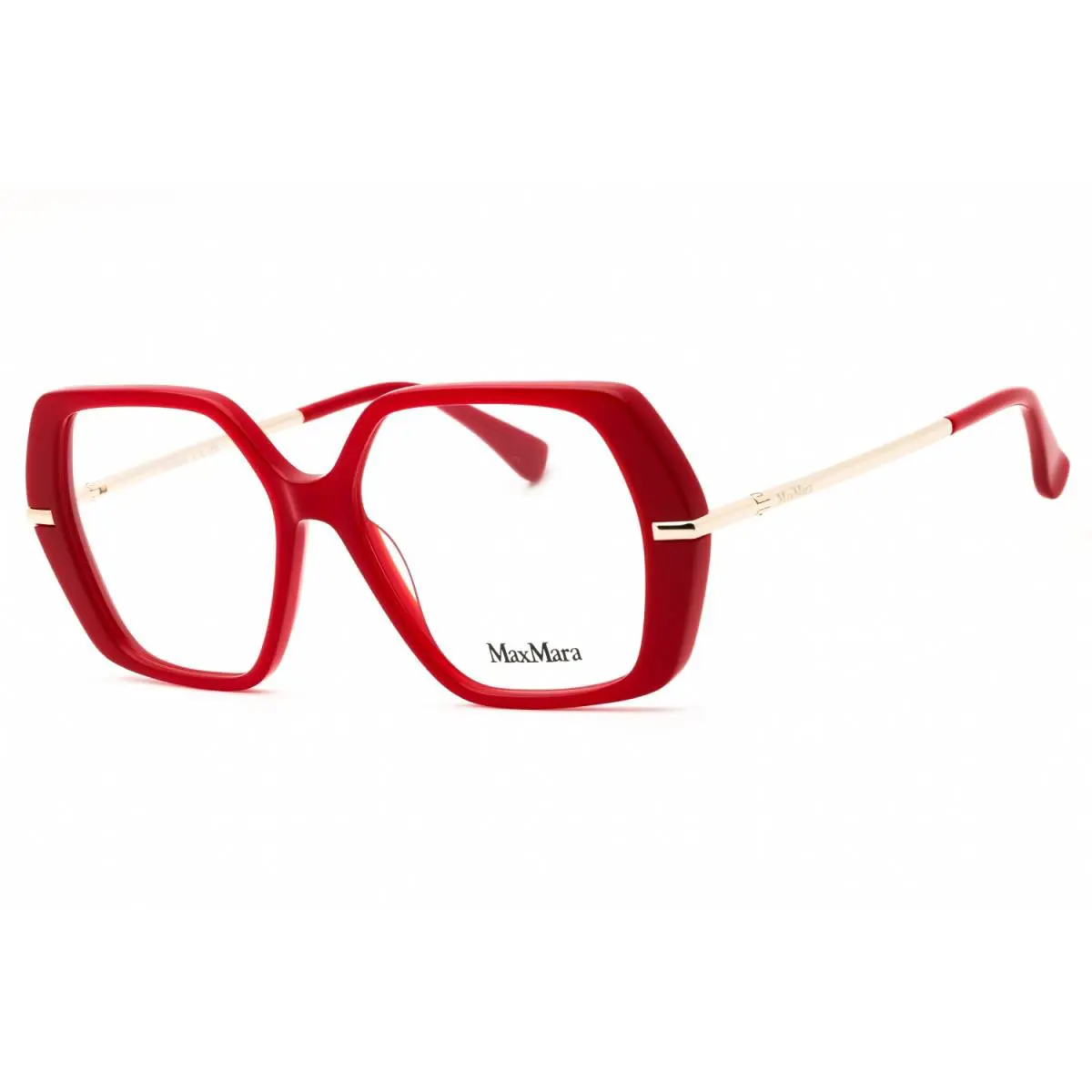 Max Mara MM5175 066 Eyeglasses Shiny Red Frame 52mm