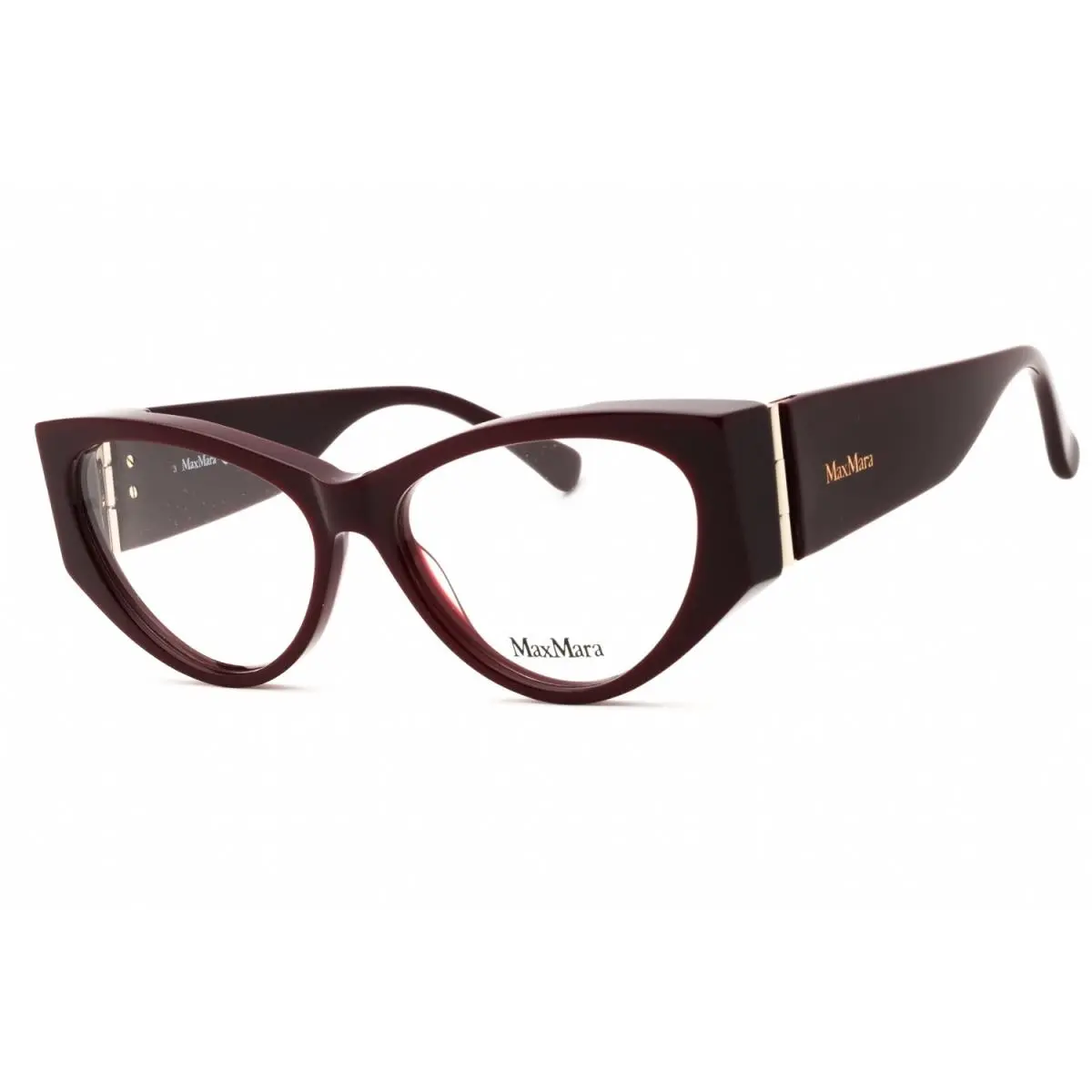 MM5174 069 Eyeglasses Shiny Bordeaux Frame 55mm by Max Mara