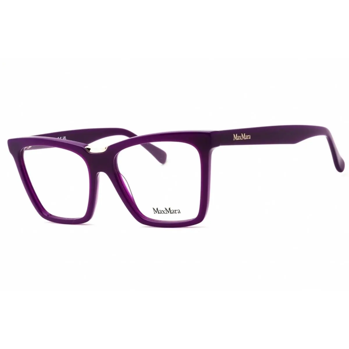 Women`s Eyeglasses Shiny Violet Acetate Cat Eye Full Rim MM5111 081 by Max Mara