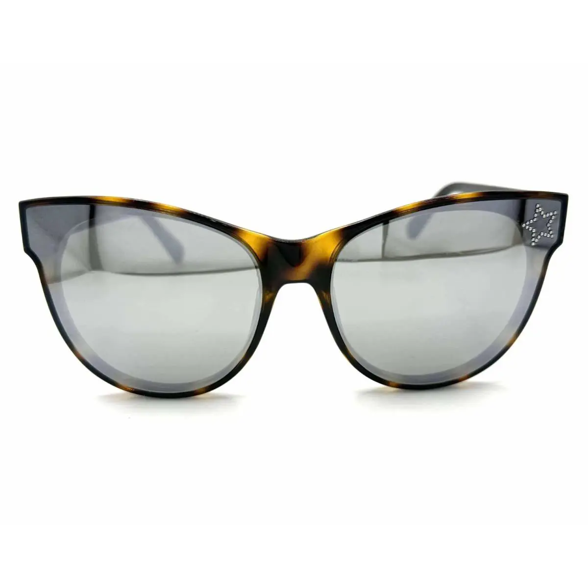 Stella Mccartney SC0100S Sunglasses 002 Havana/silver Mirror Lens 61mm by Stella McCartney