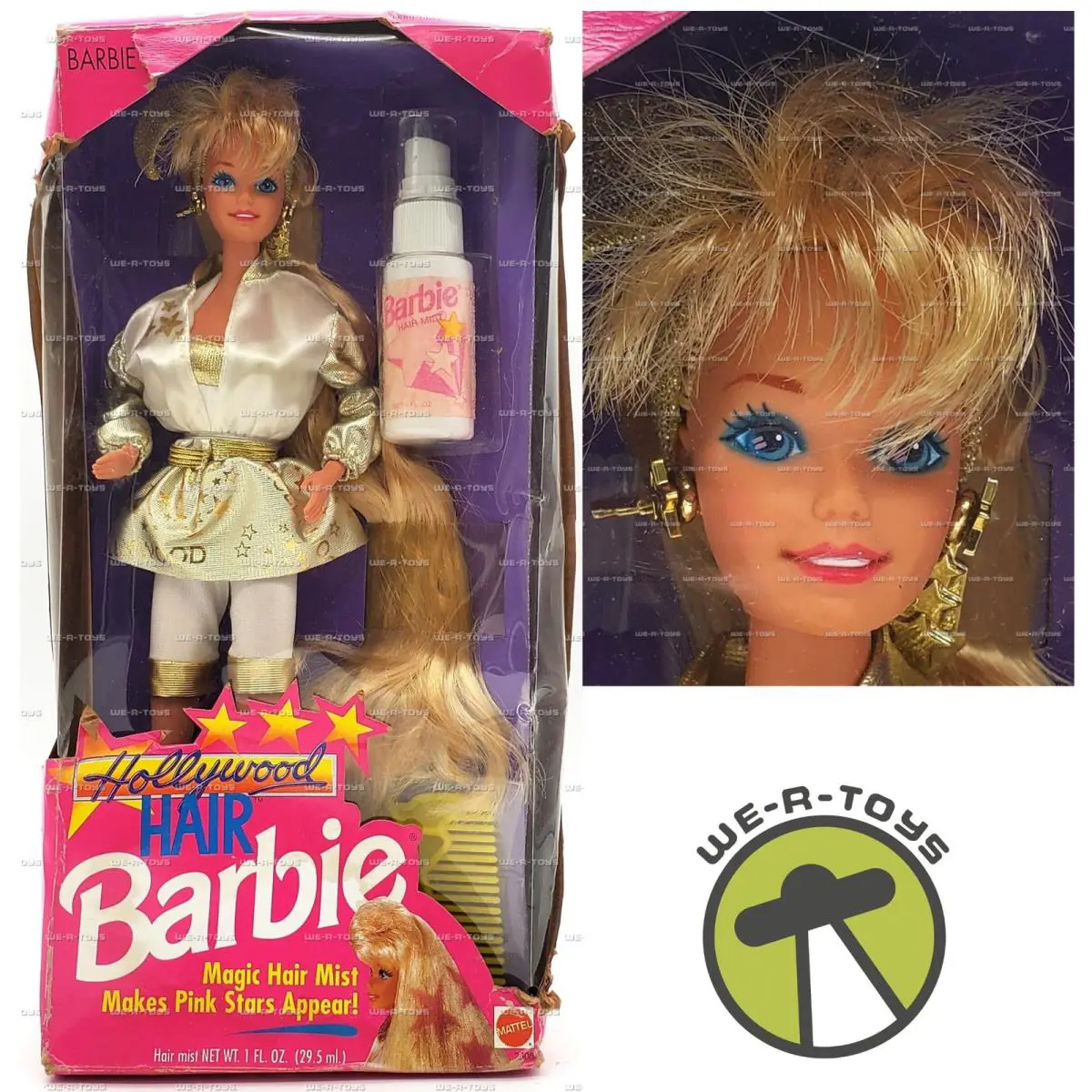 Barbie Hollywood Hair Doll Magic Hair Mist 1992 Mattel 2308