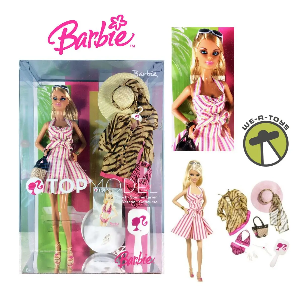 Top Model Resort Barbie Doll 2007 Mattel M5801