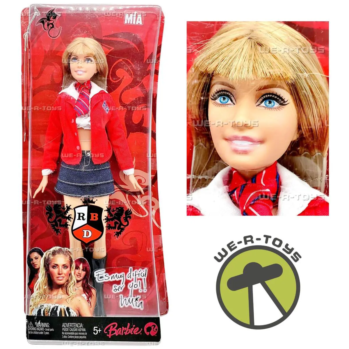 Barbie Rbd Mia in Rebelde Telenovela 2007 Mattel L8427