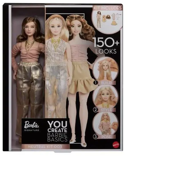 2026 You Create Neutral Kit 3 Barbie Basics JJX37 IN Stock Now