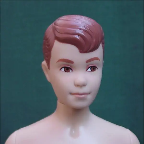 Dashing Brown Hair Midge Boyfriend Allan Vintage Barbie Reproduction Rare