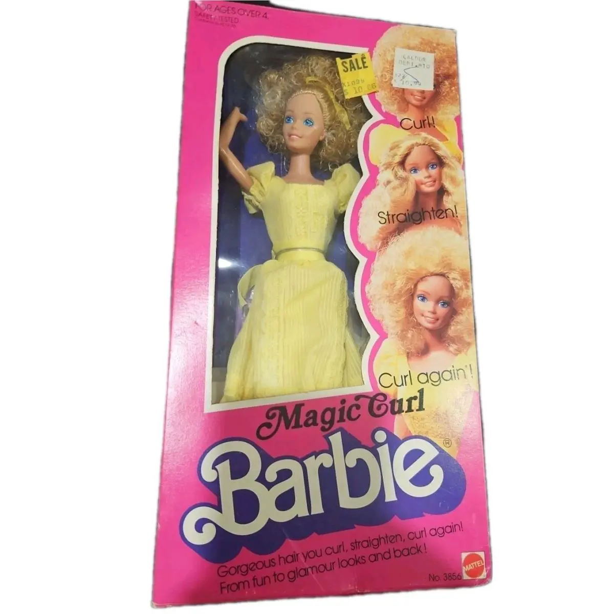 Nrfb Vintage 1981 Magic Curl Barbie Doll 3856