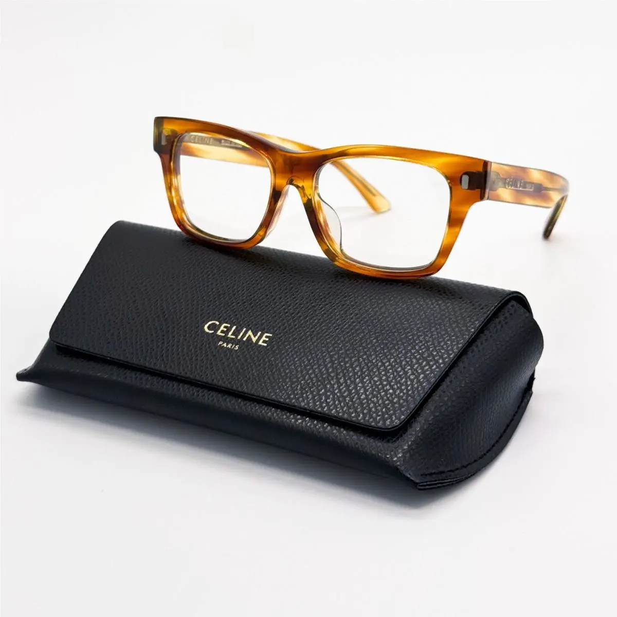 Celine Eyeglasses CL50011F 056 Havana Women Eyewear