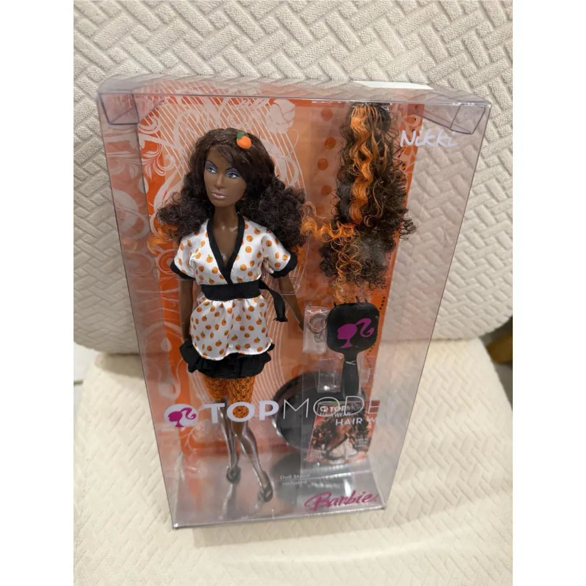 Barbie Top Model Hair Wear Nikki 2007 Doll Read