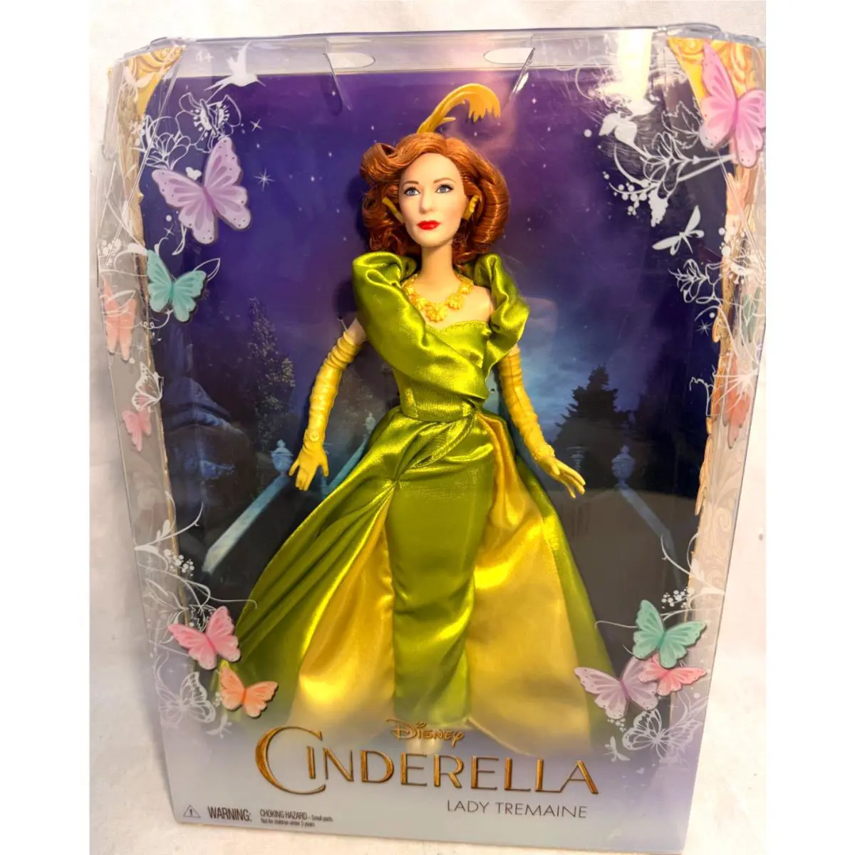 2014 Disney Mattel Cinderella Live Action Movie Lady Tremaine Barbie Doll Nrfb
