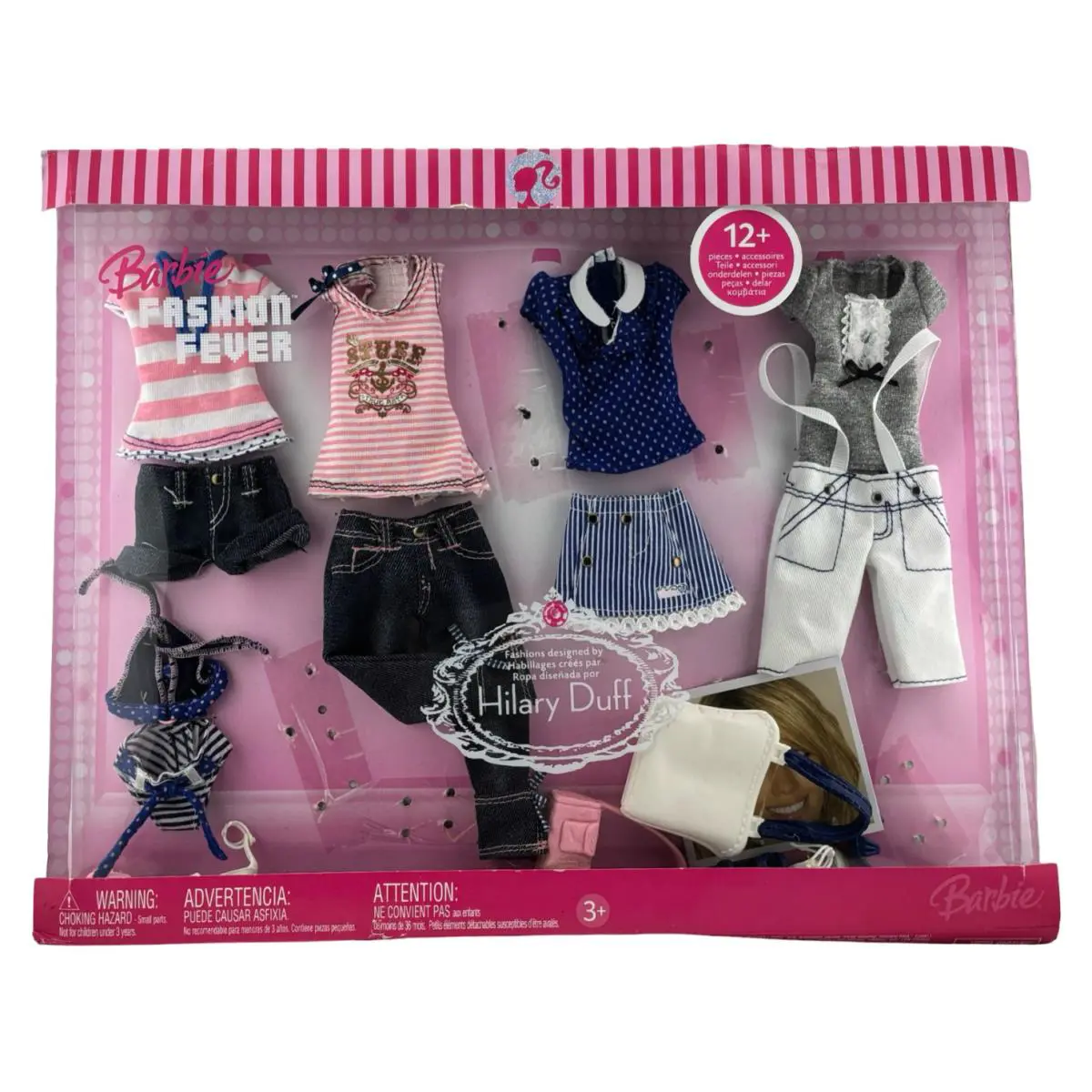 2006 Barbie Fashion Fever Hilary Duff Outfits Accessories Nrfp Sku K2900
