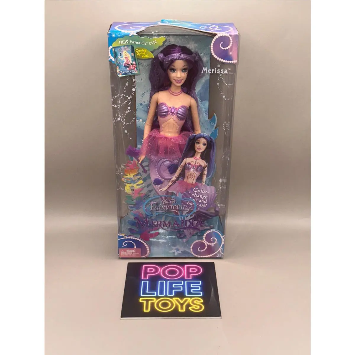 Barbie Fairytopia Mermaidia “merissa” Vintage 2005 Mattel Nrfb