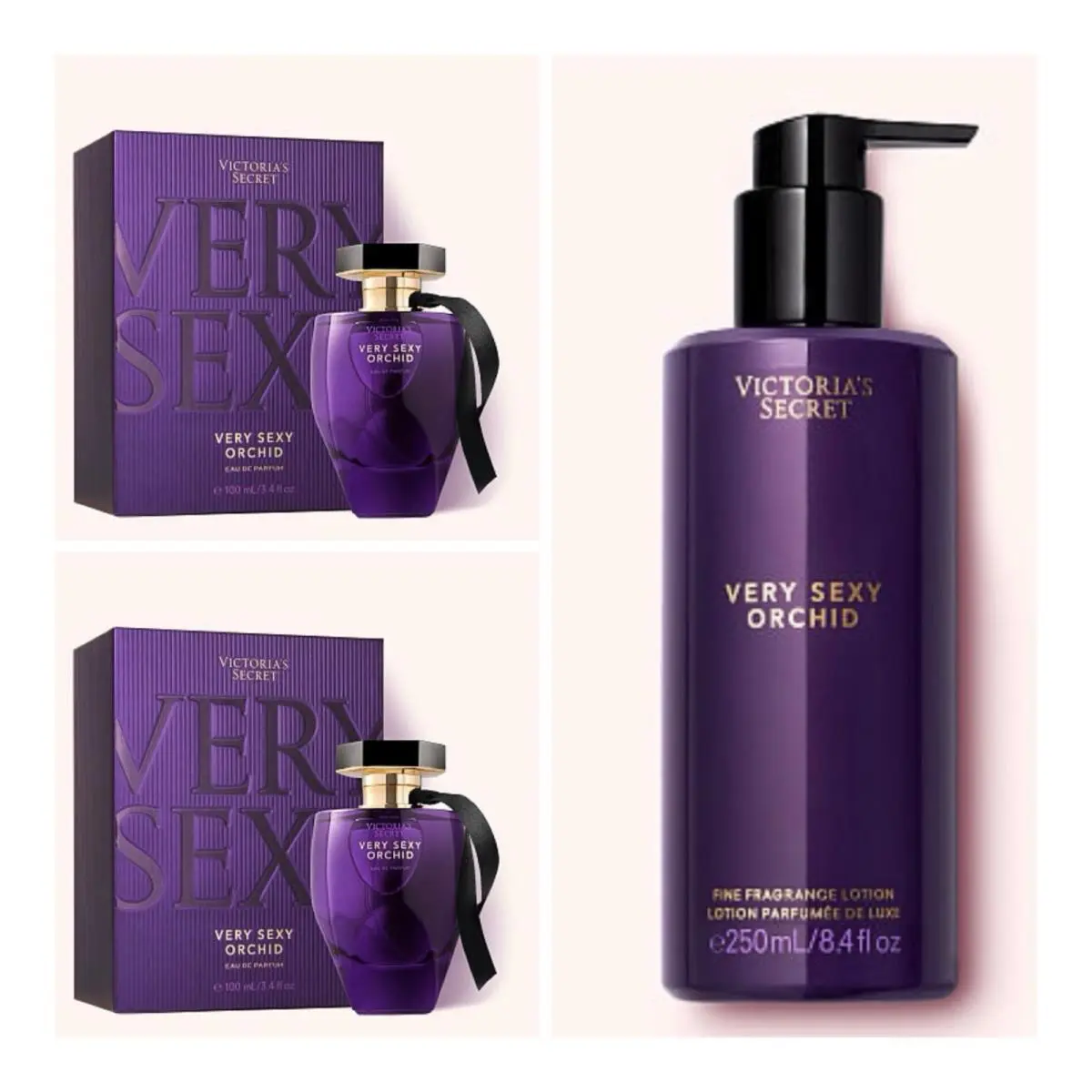Victoria`s Secret Very Sexy Orchid Eau de Parfum 3.4 Fl.oz. 2 and Lotion