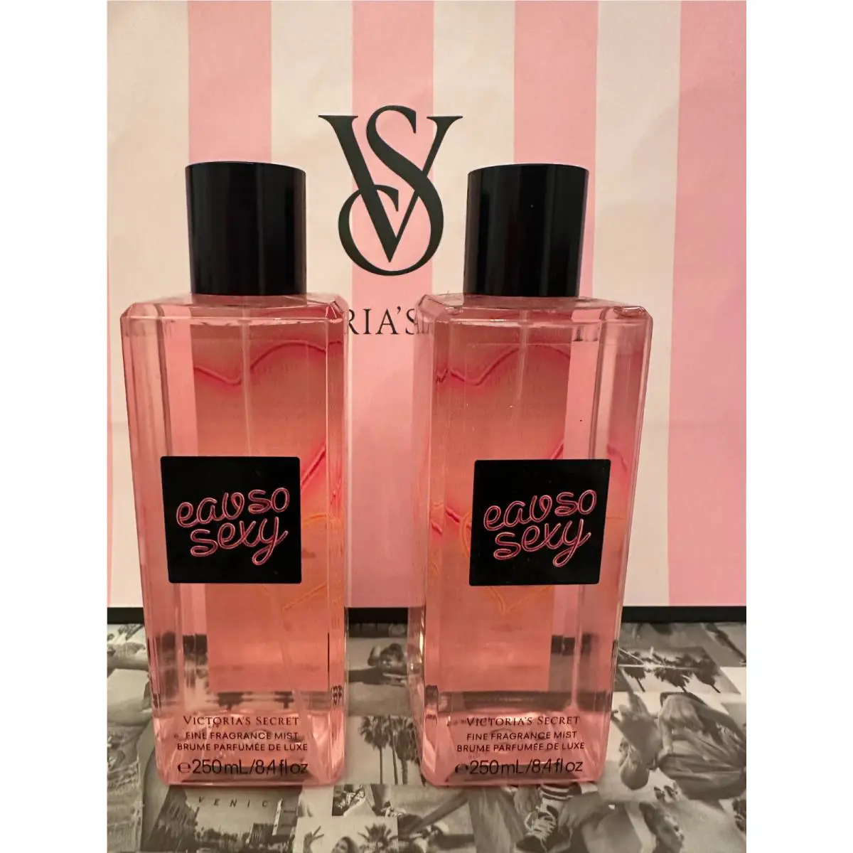 2 Victoria`s Secret Eau So Sexy Fine Fragrance Body Mist 250 ml 8.4 fl oz