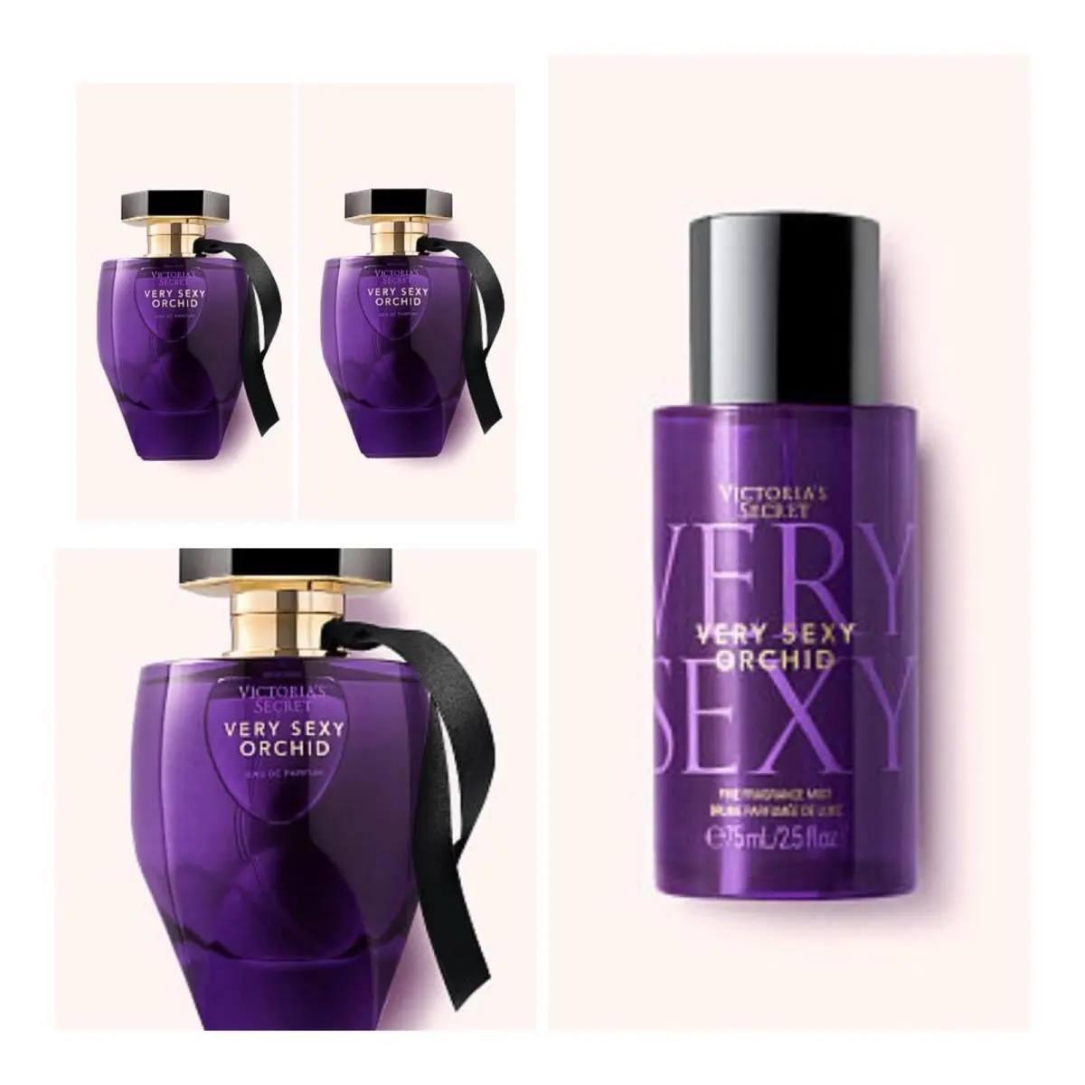 Victoria`s Secret Very Sexy Orchid Eau de Parfum 3.4 Fl.oz 3 Fragrance Mist