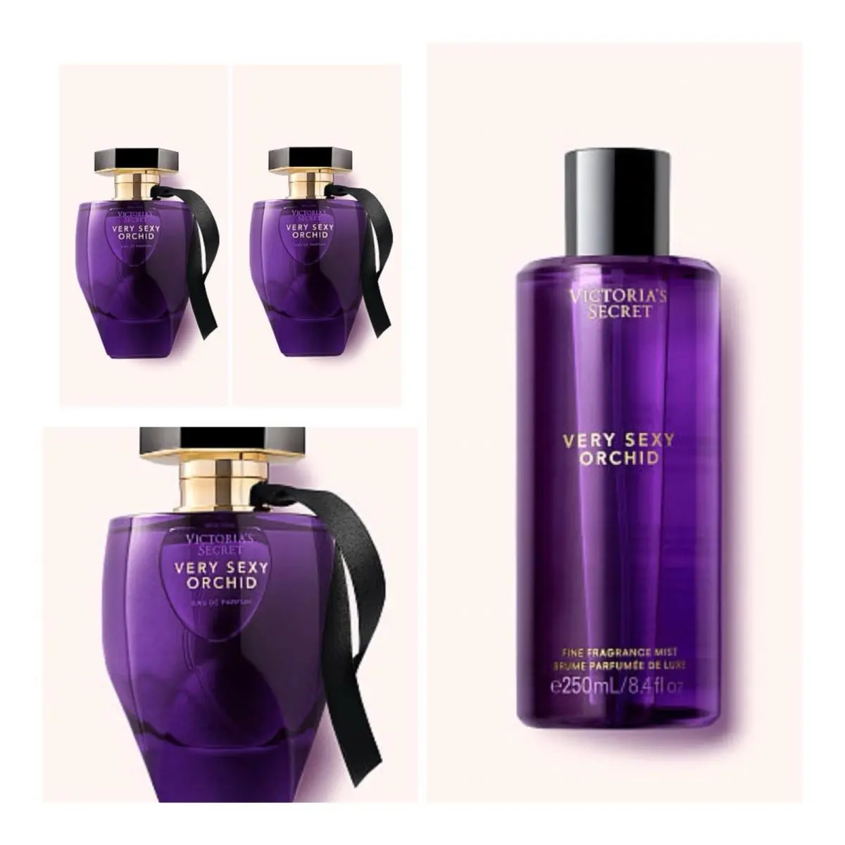 Victoria`s Secret Very Sexy Orchid Eau de Parfum 3.4 Fl.oz 3 Fragrance Mist