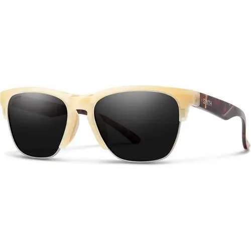 Smith Optics Unisex 55 mm Sunglasses Haywire in Boa Ivory White/chromapop Black - Frame: Multicolor, Lens: Black, Other Frame: Tortoise