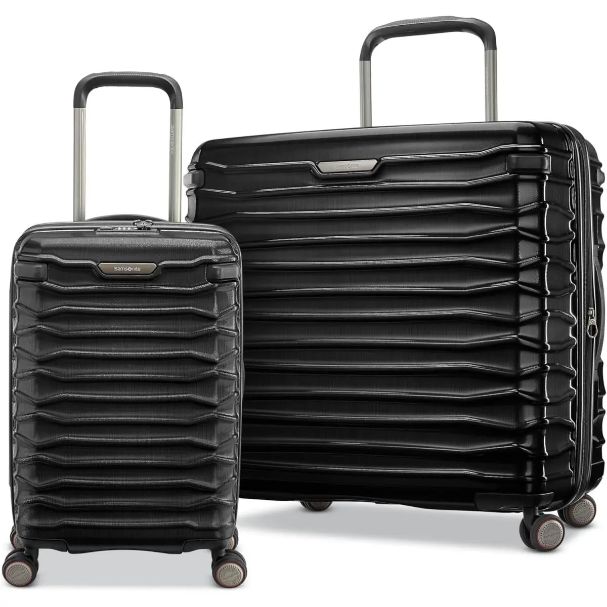 Samsonite Stryde 2 Hardside Expandable Double Spinner Wheels 2PC Set Black