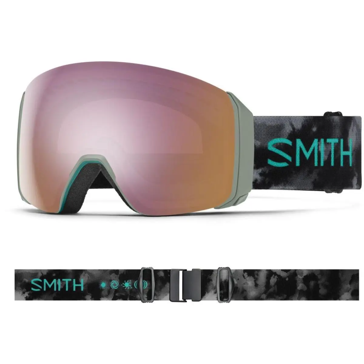 Smith M00784 4D Mag XL Low Bridge Goggles Mind Expanders