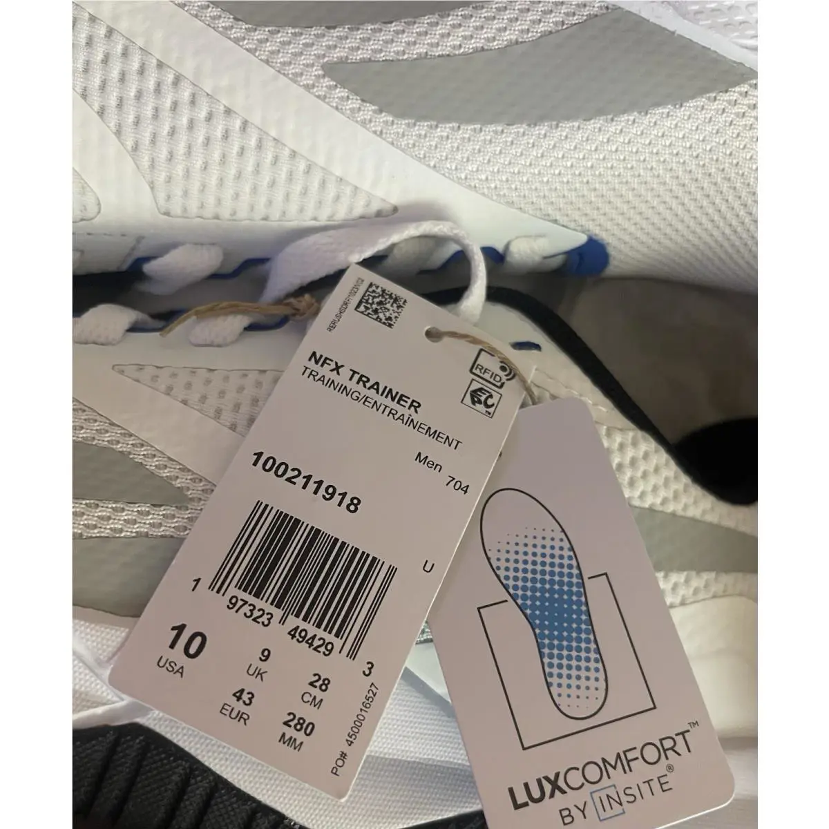 Reebok shoes - Reebok NFX - NFX - NFX Trainer - WHITE/BLACK/OPTIMUM BLUE 5