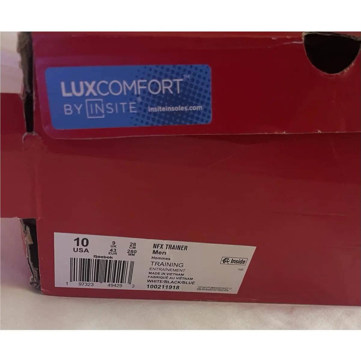 Reebok shoes - Reebok NFX - NFX - NFX Trainer - WHITE/BLACK/OPTIMUM BLUE 6