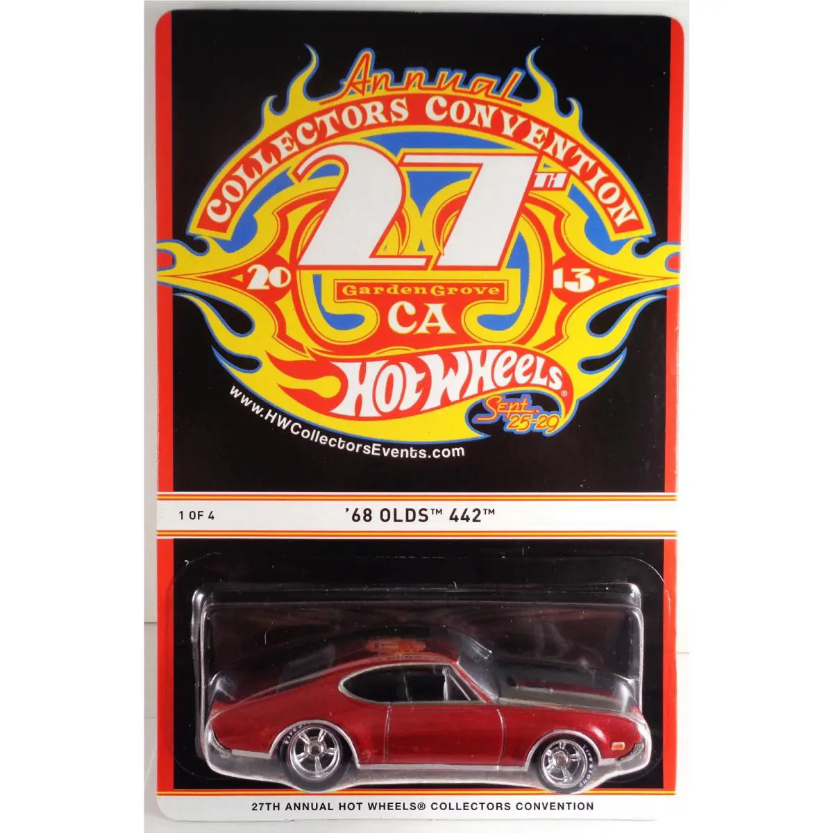2013 Hot Wheels 27TH Annual Collectors Convention Finale Car `68 Olds 442