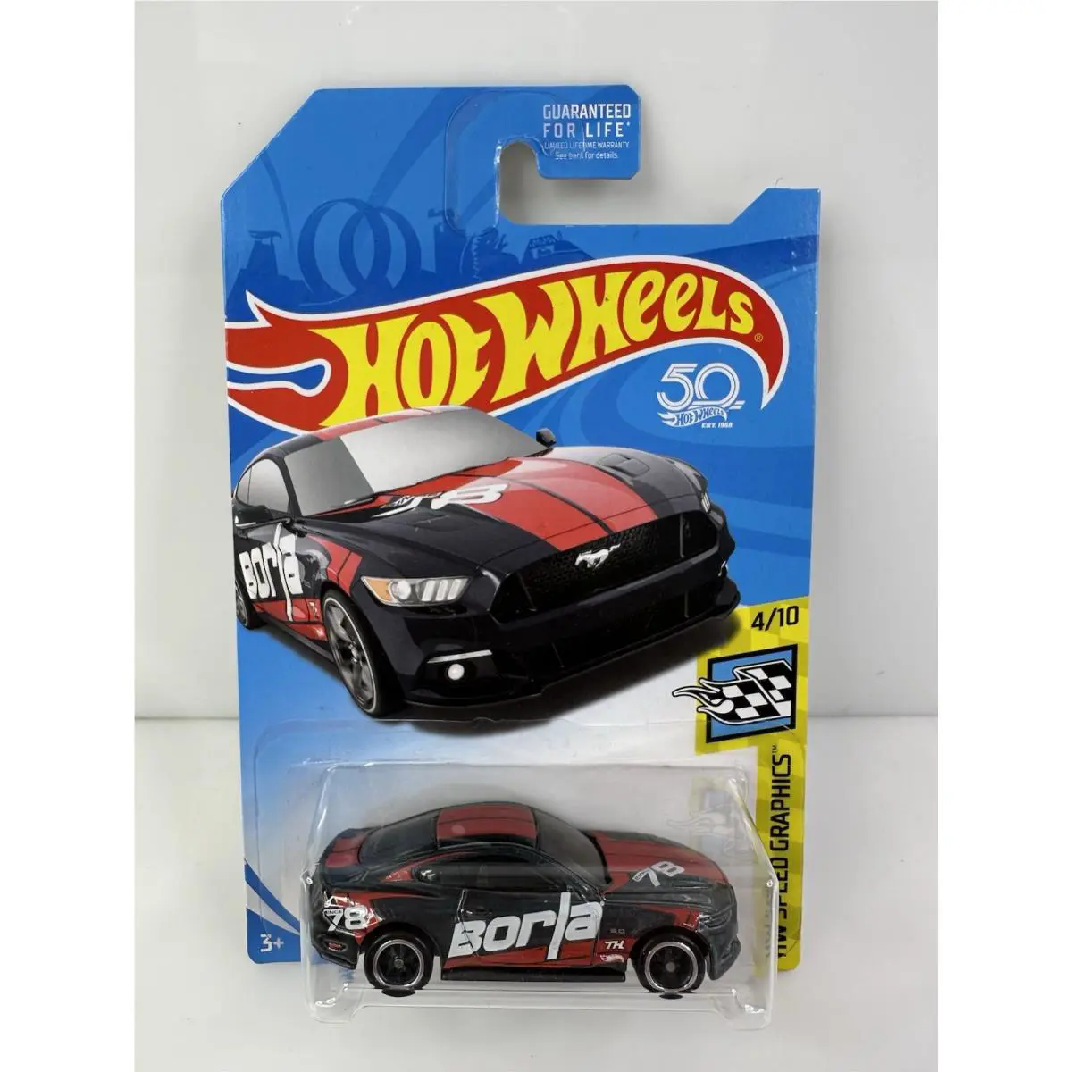 Hot Wheels HW Speed Graphics 2015 Ford Mustang GT Black Htf