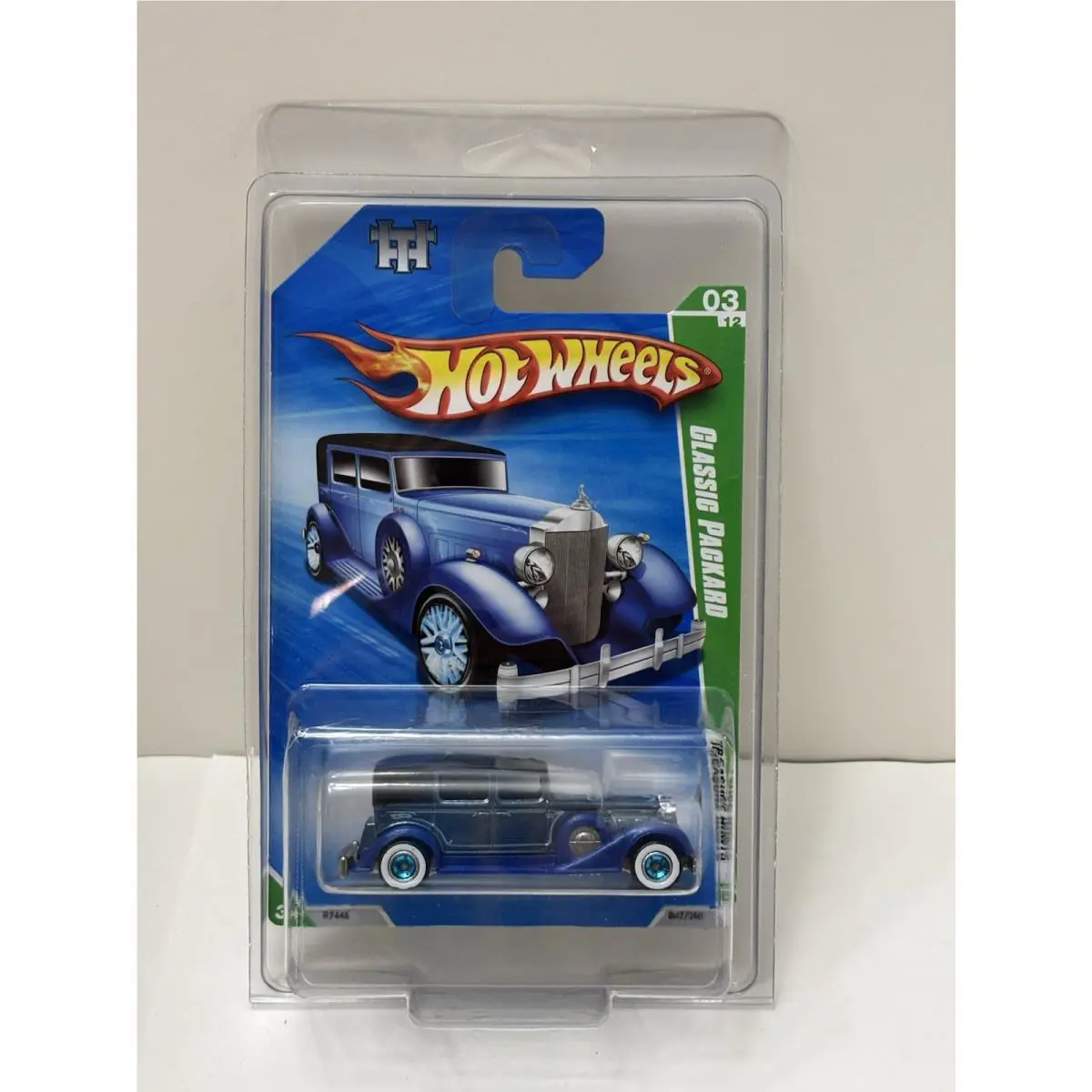Hot Wheels 2010 Super Treasure Hunt Classic Packard Mint W / Protector Blue RR s