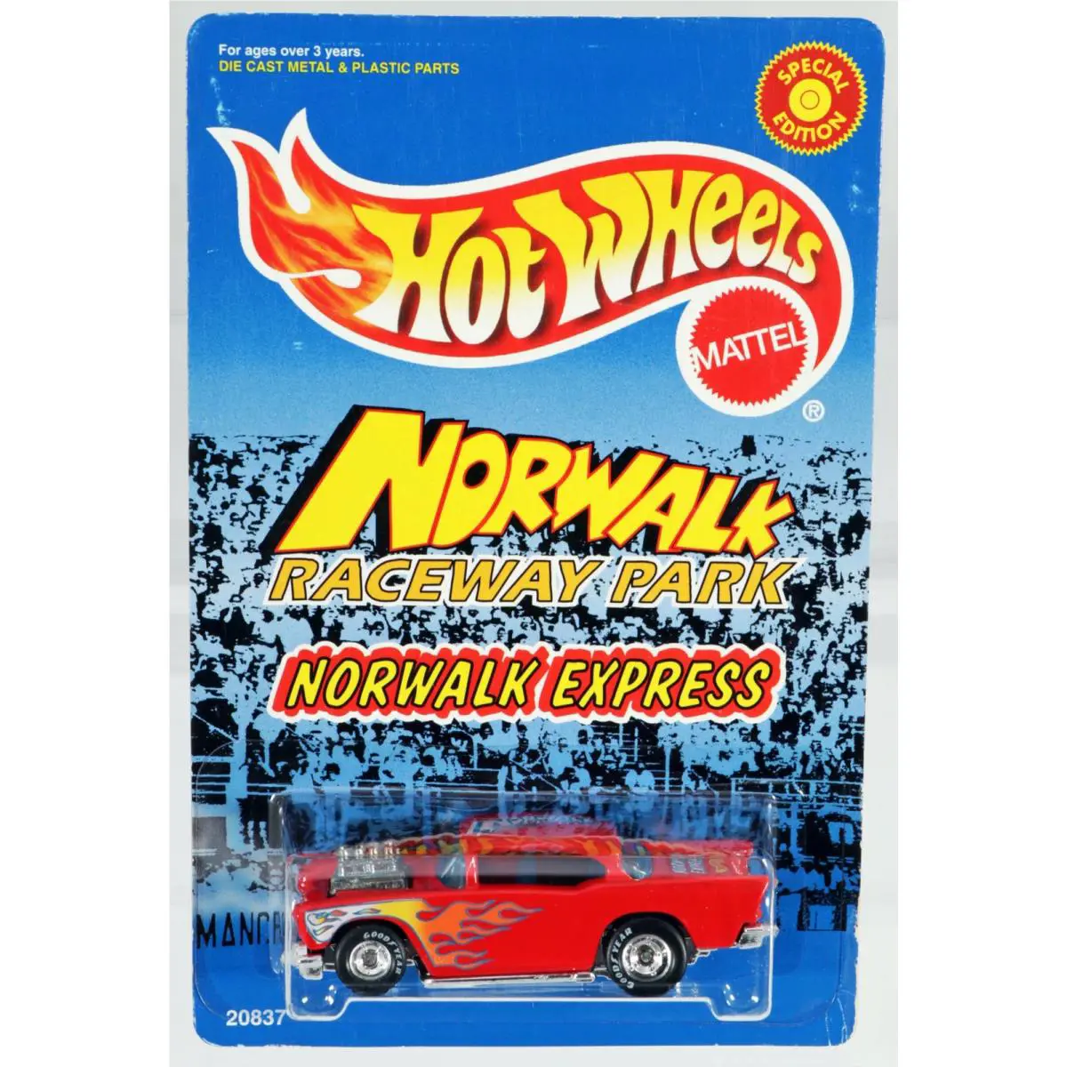 Hot Wheels 1957 Chevy Norwalk Raceway Park Special Edition 20837 Nrfp 1998 Red