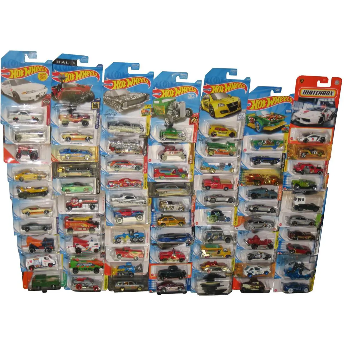 Hot Wheels Matchbox Die Cast Mixed Collection -- Lot of 75 Toy Cars