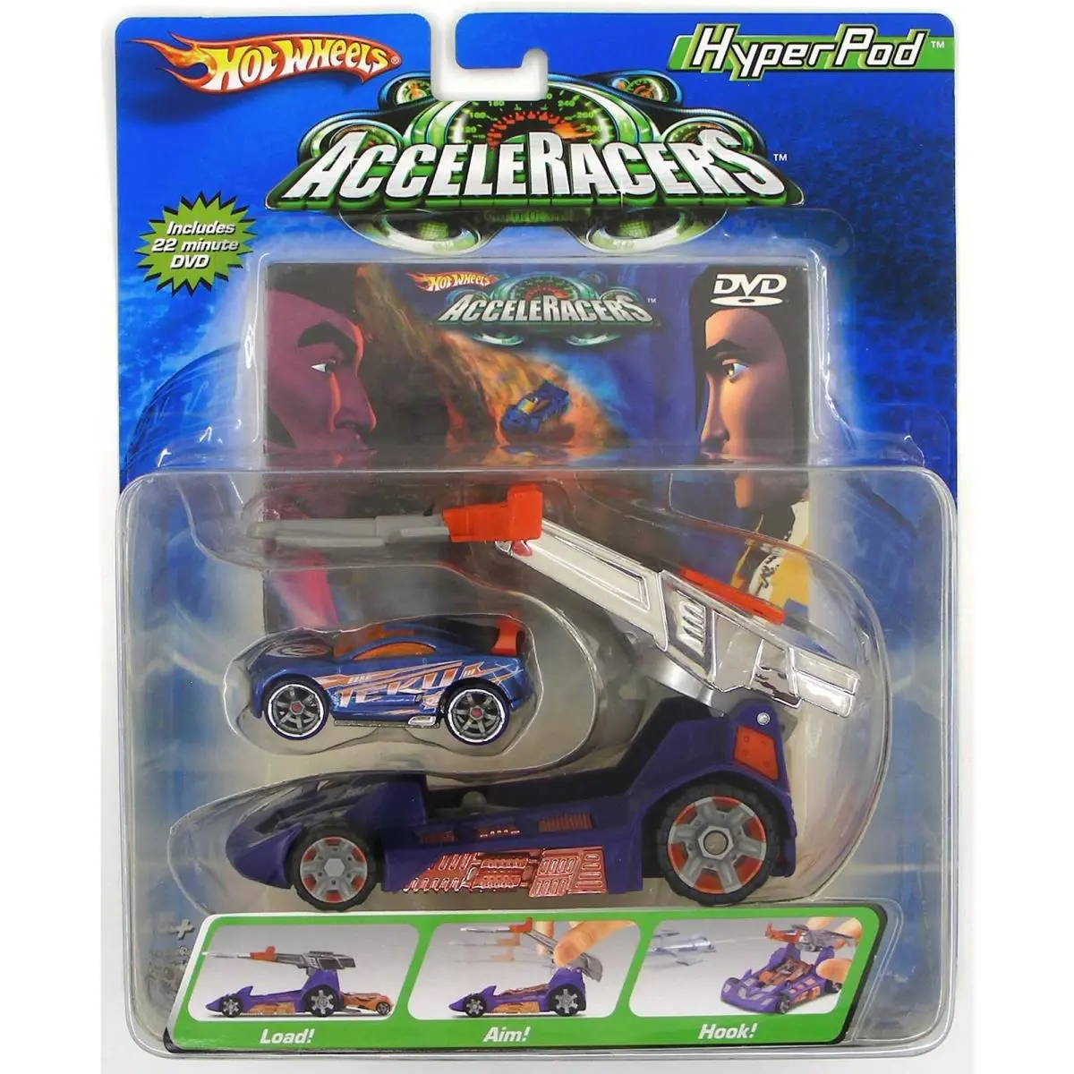 Acceleracers Carpoon Hyperpod Drift Tech Hot Wheels Dvd 1 of3 Clash on The Coast