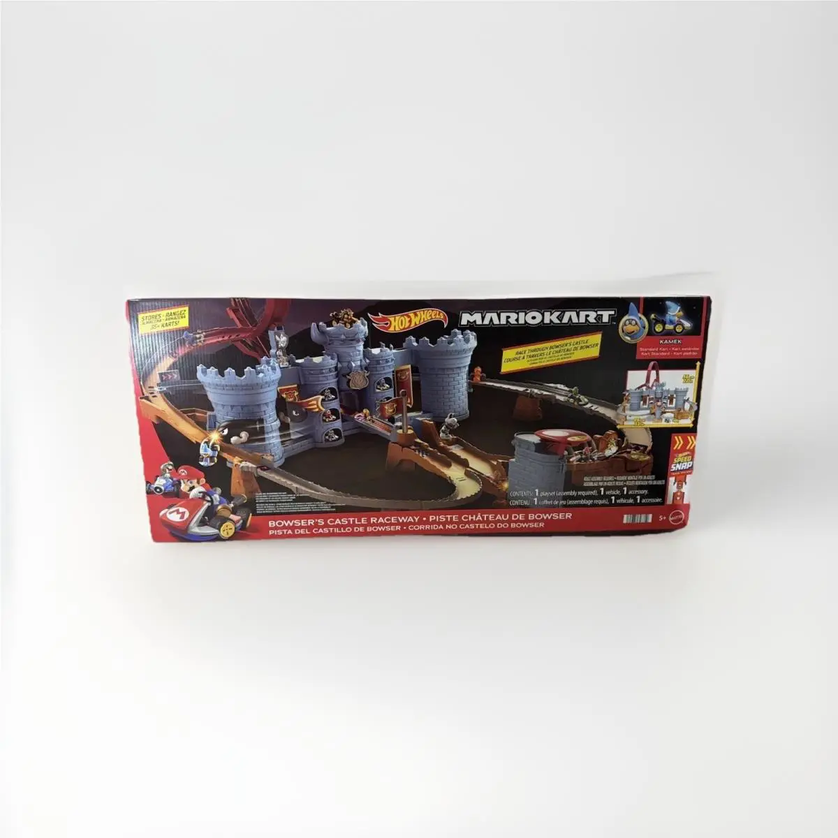 Mattel Hot Wheels: Mario Kart- Bowser s Castle Raceway W/kamek