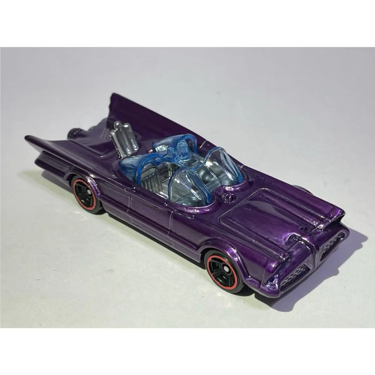 Custom Made Batmobile DC Comics Spectraflame Paint Purple W/ Redline Wheels