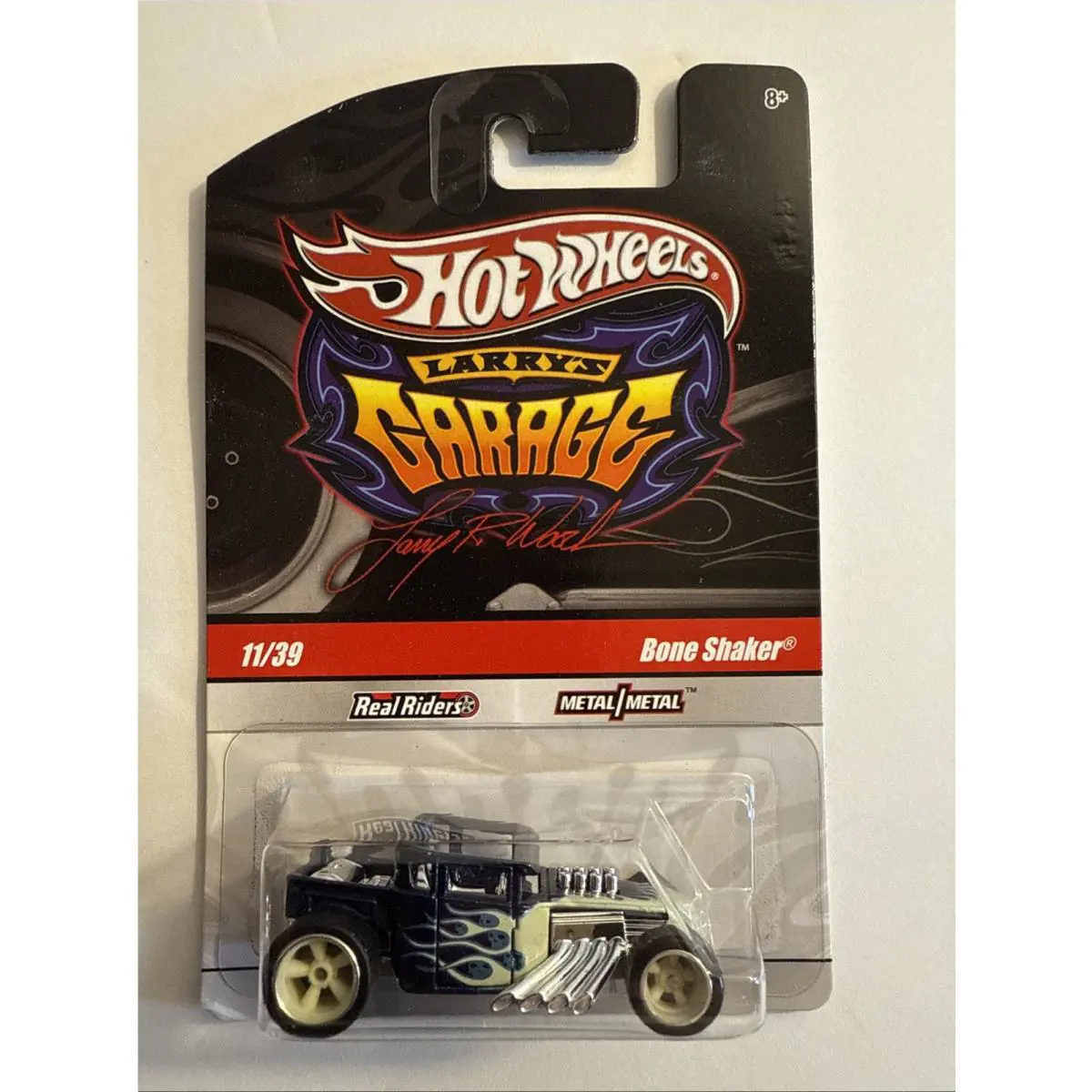 Hot Wheels Larry`s Garage Bone Shaker 11/39 Real Riders Initials Chase