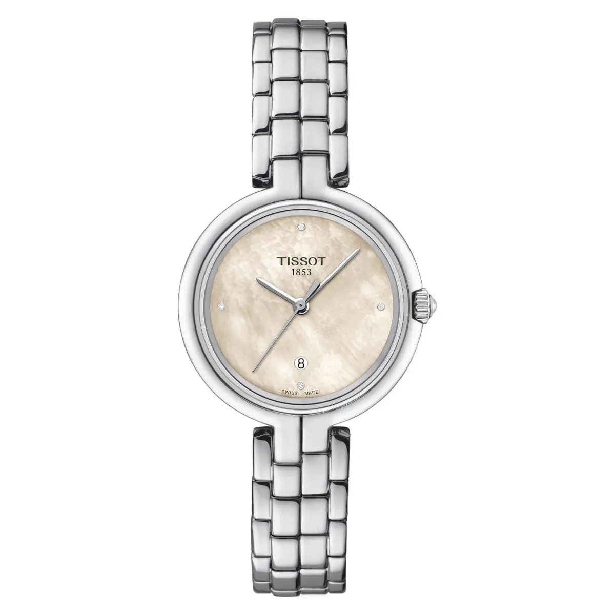 Tissot Flamingo Mother of Pearl Dial Women`s Watch T0942101111602