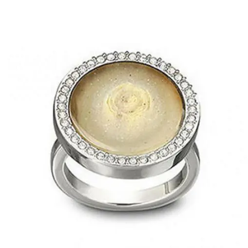 Swarovski Maestro Ring Silver with Blond Natural Stone Medium / 55/7 -1073793