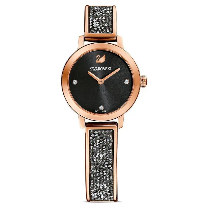 Swarovski Cosmic Rock Watch Metal Bracelet Black 5376068