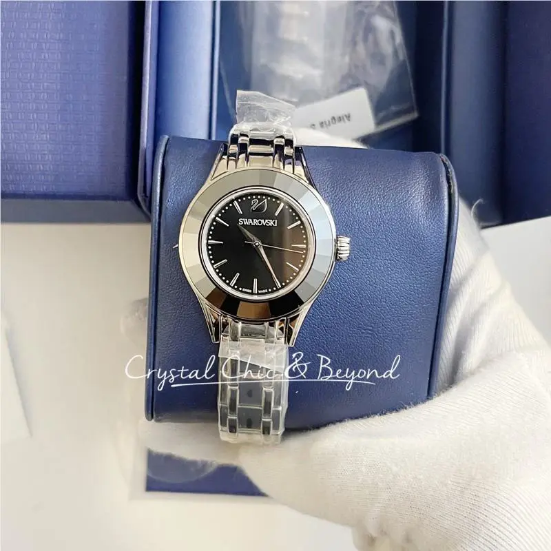 Swarovski Women`s Alegria Quartz Watch Black Dial 5188844