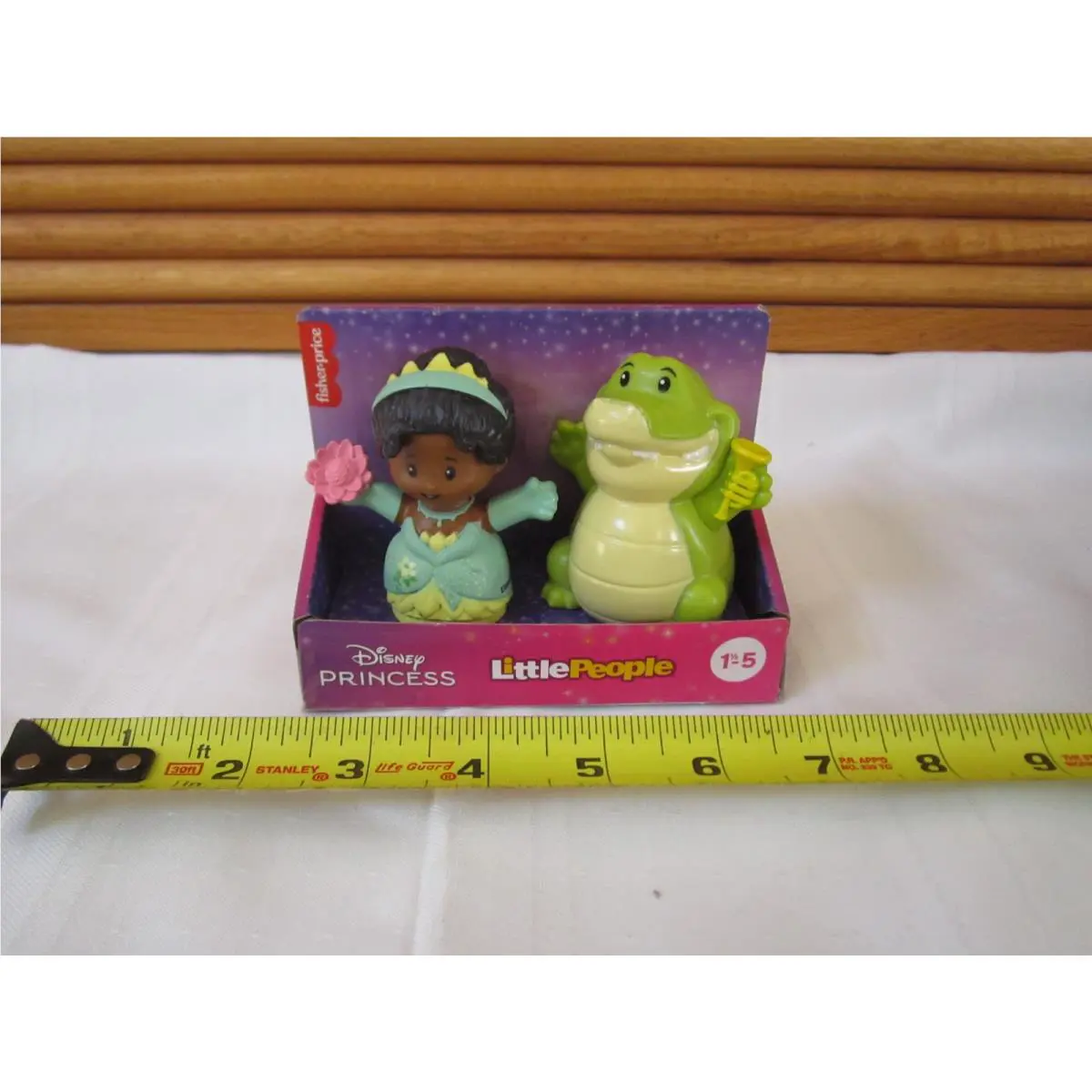 Fisher Price Little People Disney Princess Tiana Alligator Louis Crocodile