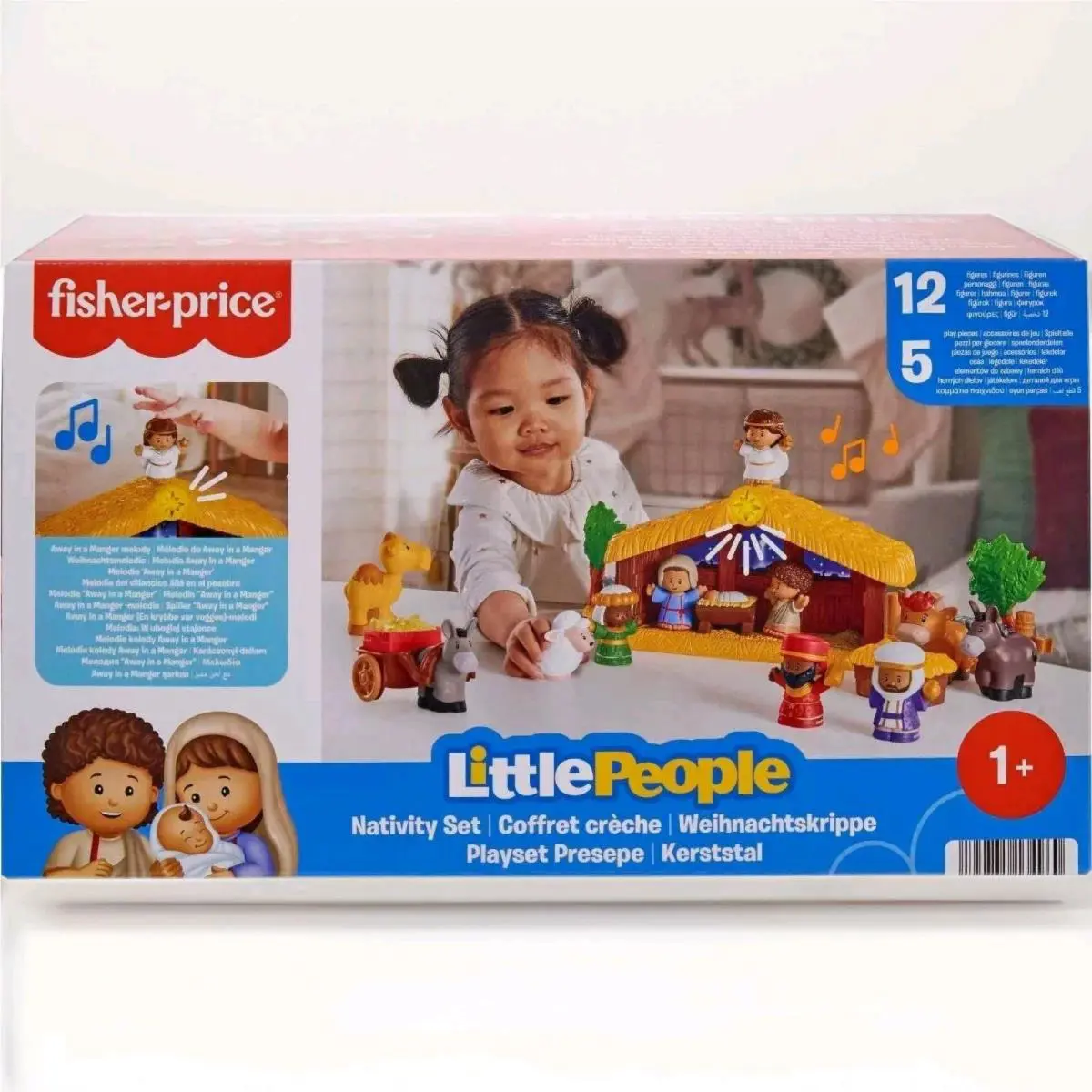 Fisher-price Little People Christmas Nativity Set Light Music Playset Toy Gift