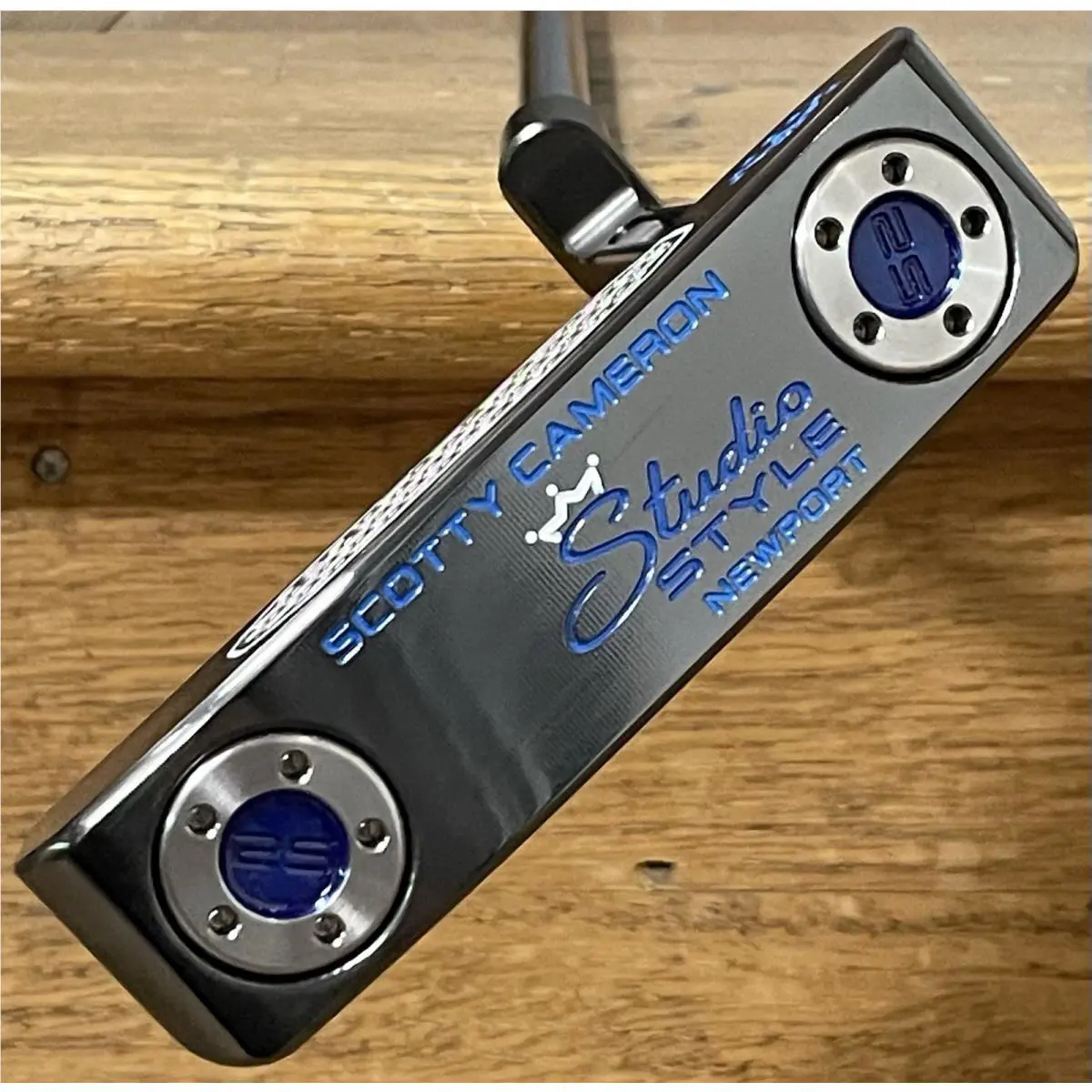 Scott  - Studio Style Newport - 2025 - SCS - Xtreme Dark Finish - DLC - Blue, Lie Angle: Black 2