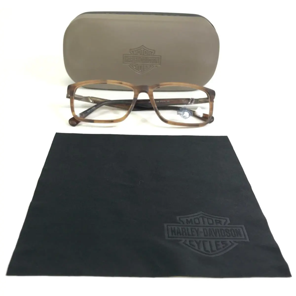 Harley-davidson Eyeglasses Frames HD0906 046 Light Tortoise Full Rim 57-16-145