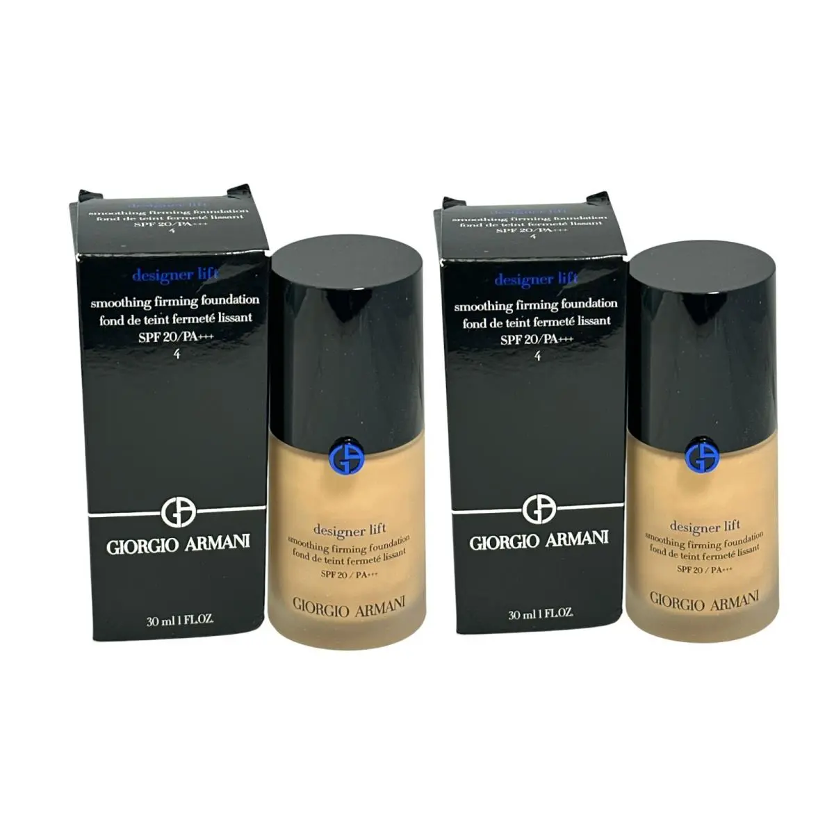 Designer Lift Firming Foundation Spf 20 4 -30ml- You Pick Lot Lot Of 2 by Giorgio Armani