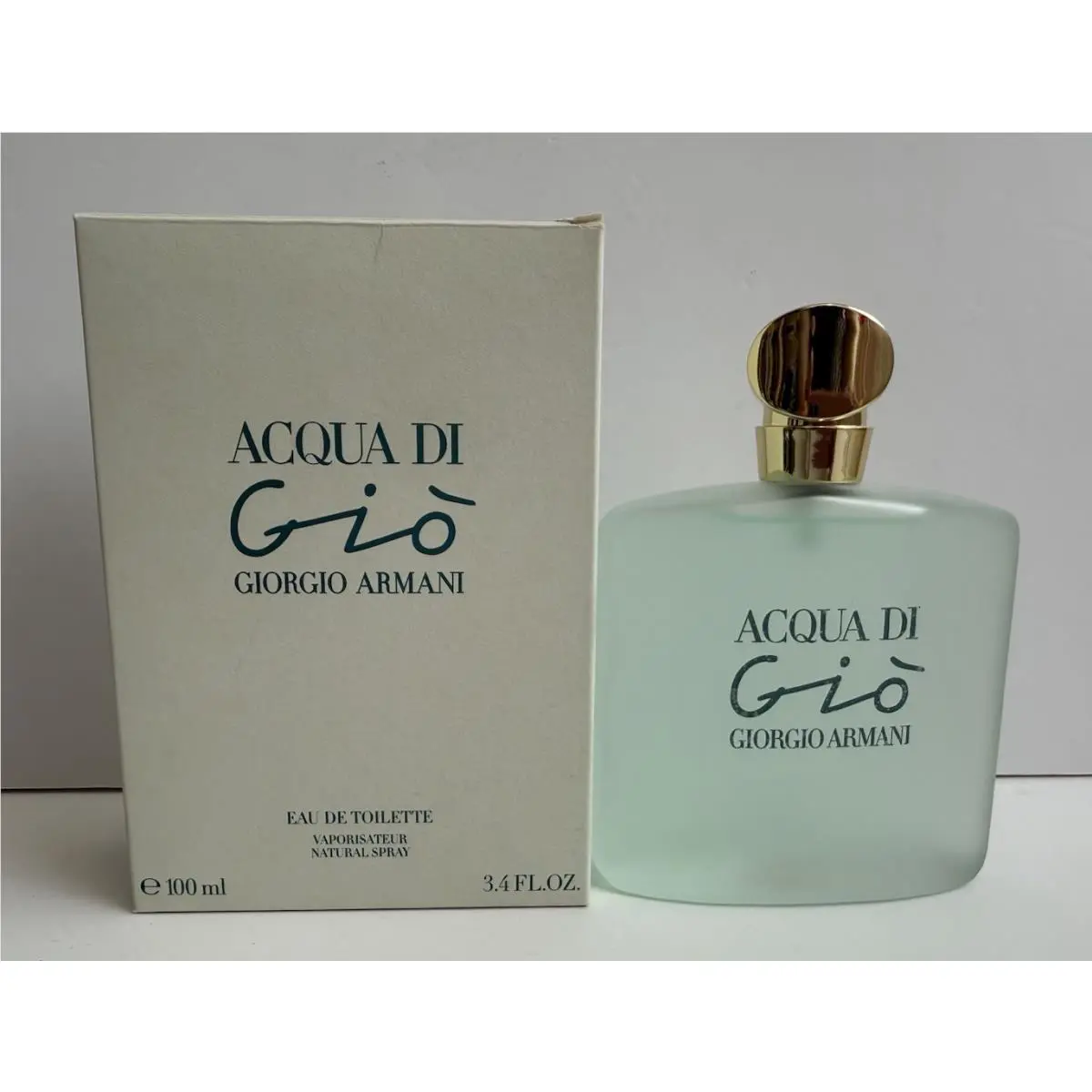 Acqua Di Gio by Giorgio Armani 3.4 oz Eau De Toilette Spray For Women Vintage