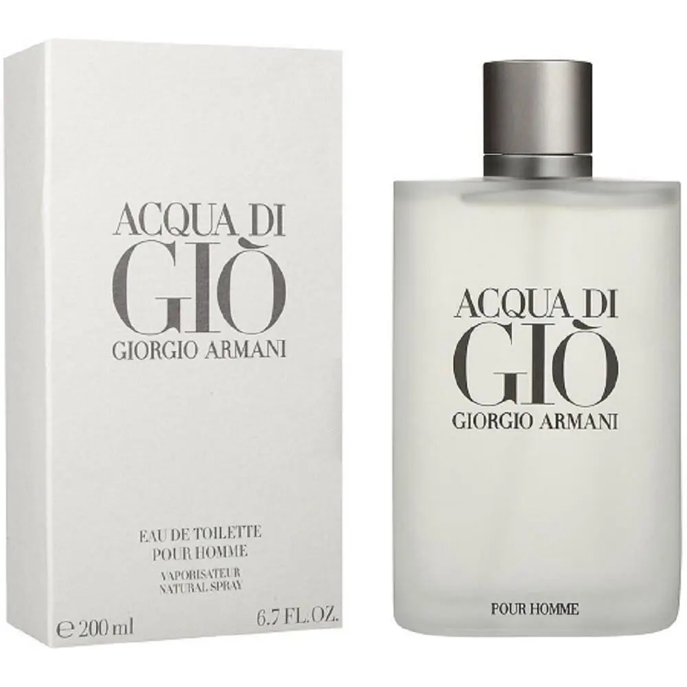 Acqua DI Gio Giorgio Armani 6.7 oz / 200 ml Eau de Toilette Men Cologne Spray