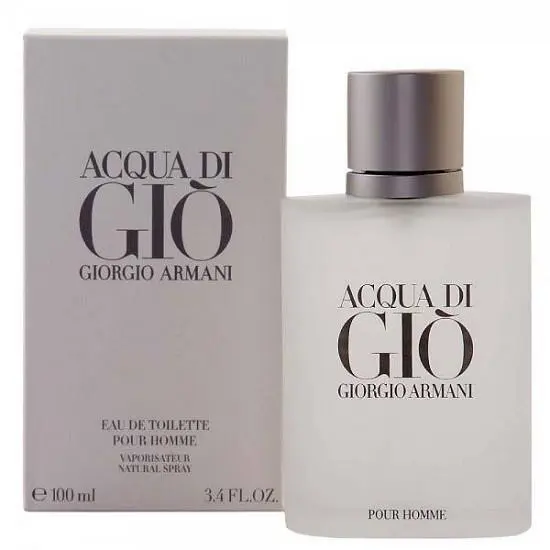 Acqua DI Gio Giorgio Armani 3.4 oz / 100 ml Eau de Toilette Men Cologne Spray