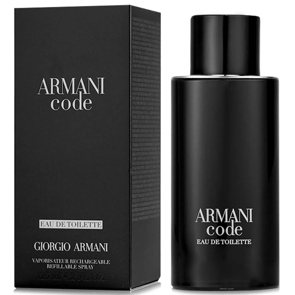 Giorgio Armani Code For Men Cologne 4.2 Oz 125 ml Edt Spray Refillable