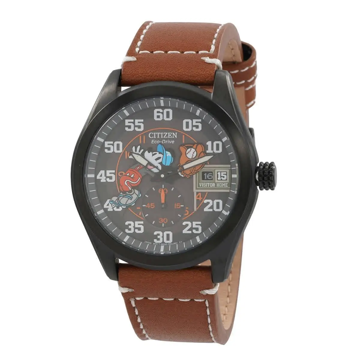 Black Dial Men`s Mickey Mouse Watch BV1089-05W by Citizen